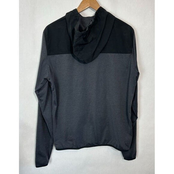 Vuori Sunday Element Jacket Mens M Full Zip Black Gray V215 Hooded Zip - Picture 3 of 6